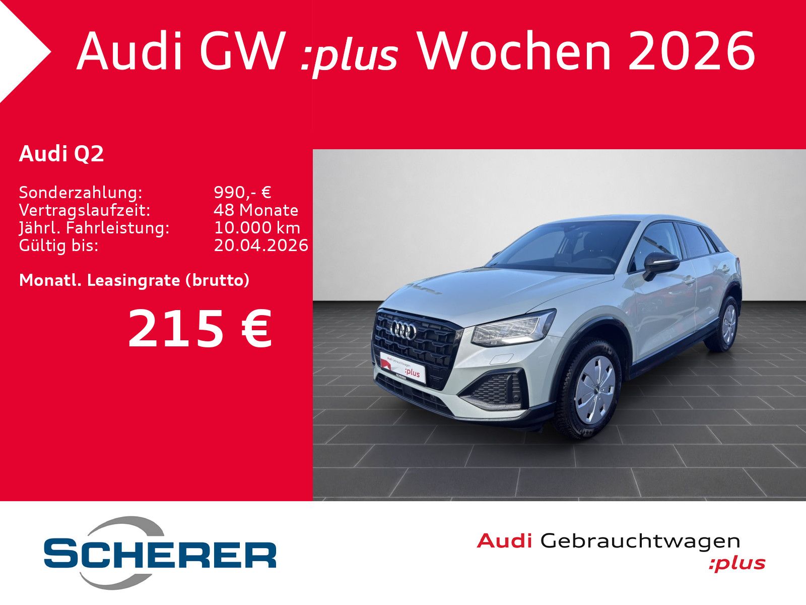 Audi Q2 30 TFSI advanced NAVI KAMERA AHK