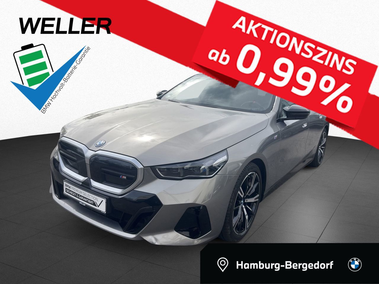 BMW i5 M60 Pano B&W DA/PA-Pro BAB-Ass Leas 549,-oA