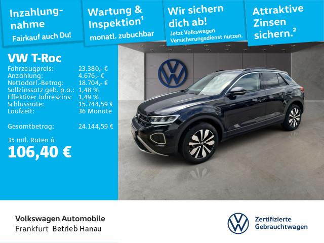 Volkswagen T-Roc 1.0 TSI Goal Navi ACC DAB+ LED FrontAssist