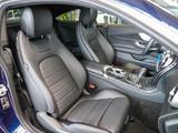 Mercedes-Benz C 180 Coupé AMG Line Leder Kamera Totwinkel LED - Mercedes-Benz: Blau