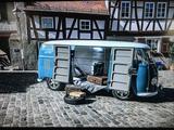 Volkswagen T1 Bulli Kasten Winker Porsche 911 Bremse Fuchs - blaue Volkswagen T1