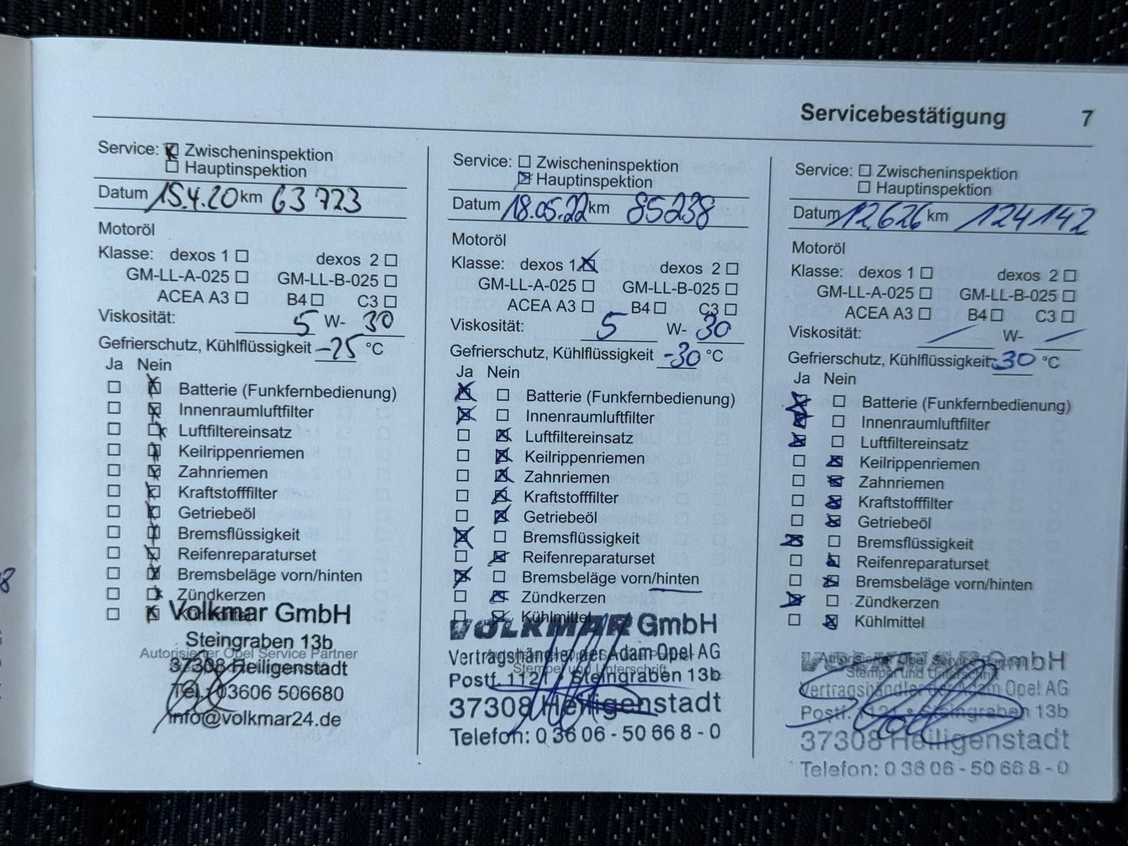 Fahrzeugabbildung Opel Meriva B Style°1. Hand°