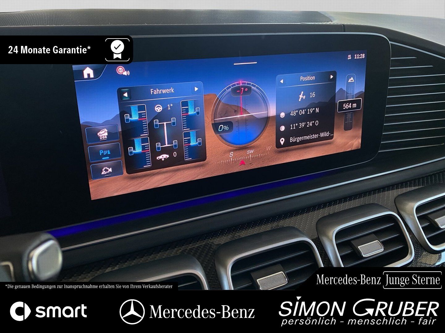 Fahrzeugabbildung Mercedes-Benz GLE 63 S 4M+ AMG Exklusiv ActivRide Perfo Burm