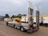 Humbaur 4Achs-Tieflader Drehschemel Radmulde verzinkt, - Tieflader Achs 4