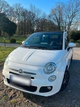 Fiat 500, weiß, Cabrio - Fiat 500: Weis