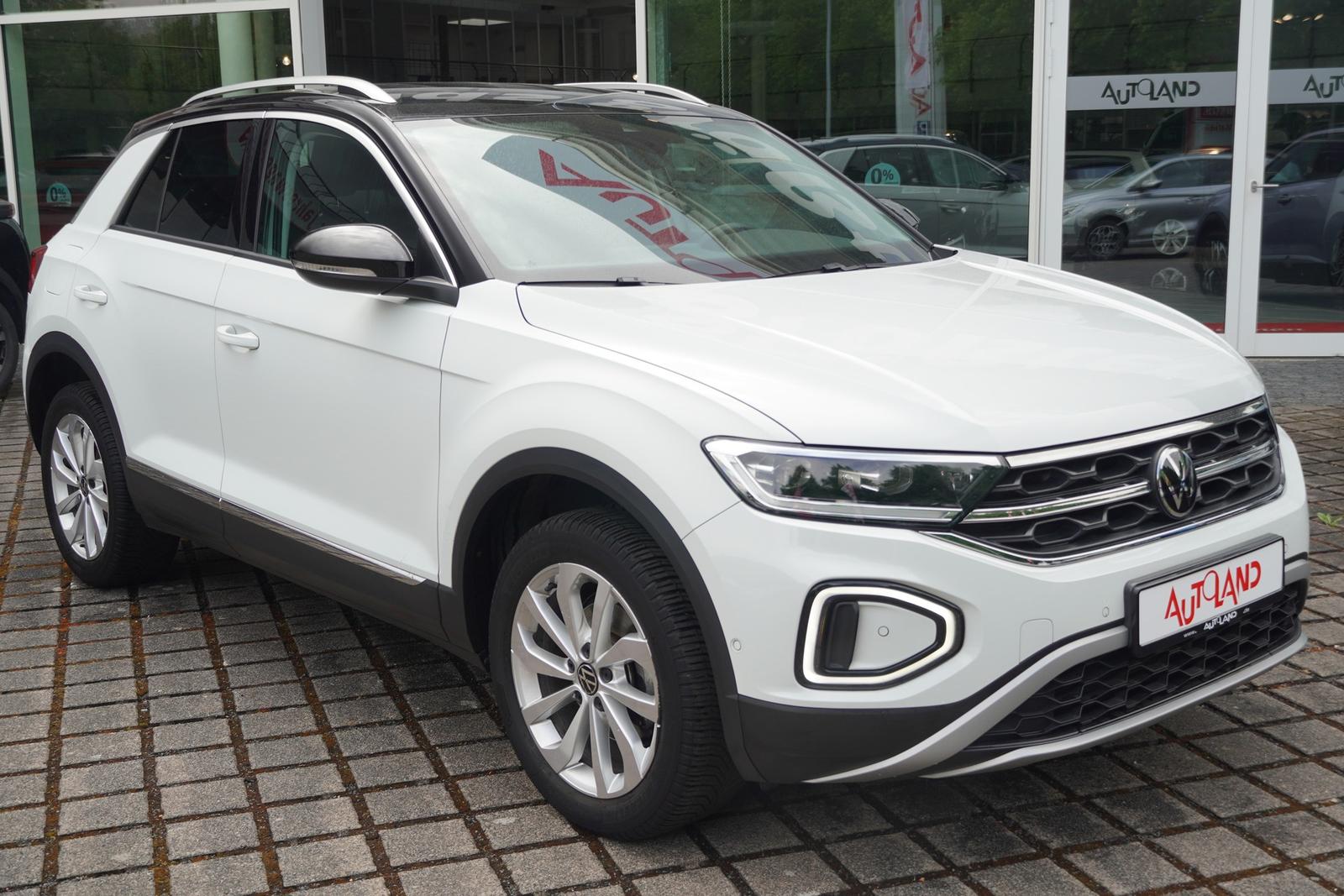 Volkswagen T-Roc 1.0 TSI Style IQ-Light Navi Teilleder ACC, миниатюра 4