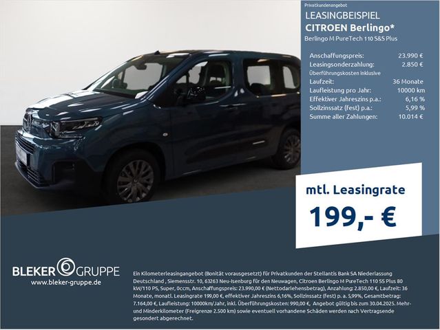 Citroën Berlingo M PureTech 110 S&S Plus