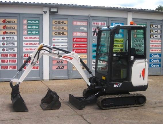 Bobcat E 17 ** 3x Löffel **
