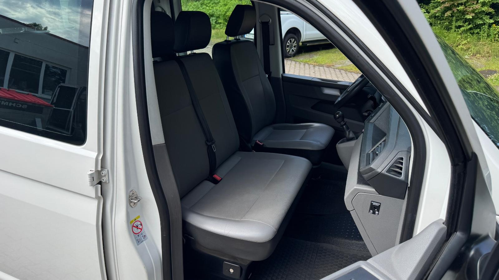 Volkswagen T6 Transporter T6.1 Pritsche DoKa Lang 6 Sitz *LEDER *AHK *1.Hd, миниатюра 21