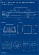 Mercedes-Benz 280 SEL Oldtimer 1969 - Mercedes-Benz 280: 280sel