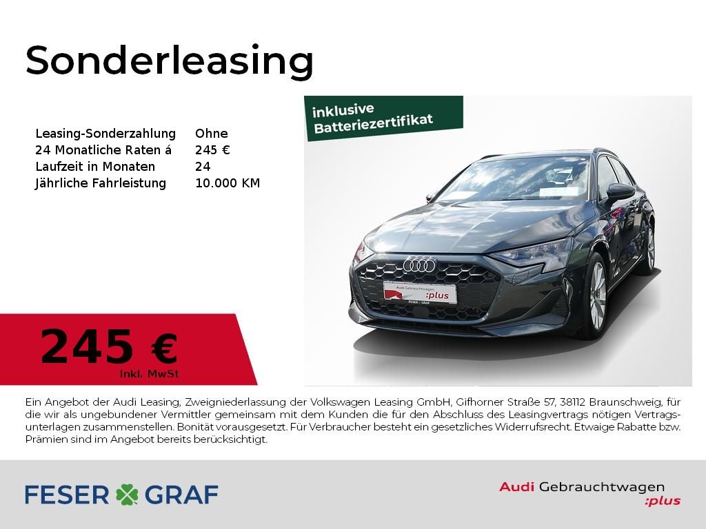 Abbildung Leasingangebot Audi A3 Sportback 40 TFSI e ACC LED Navi RüKa Sitzh.