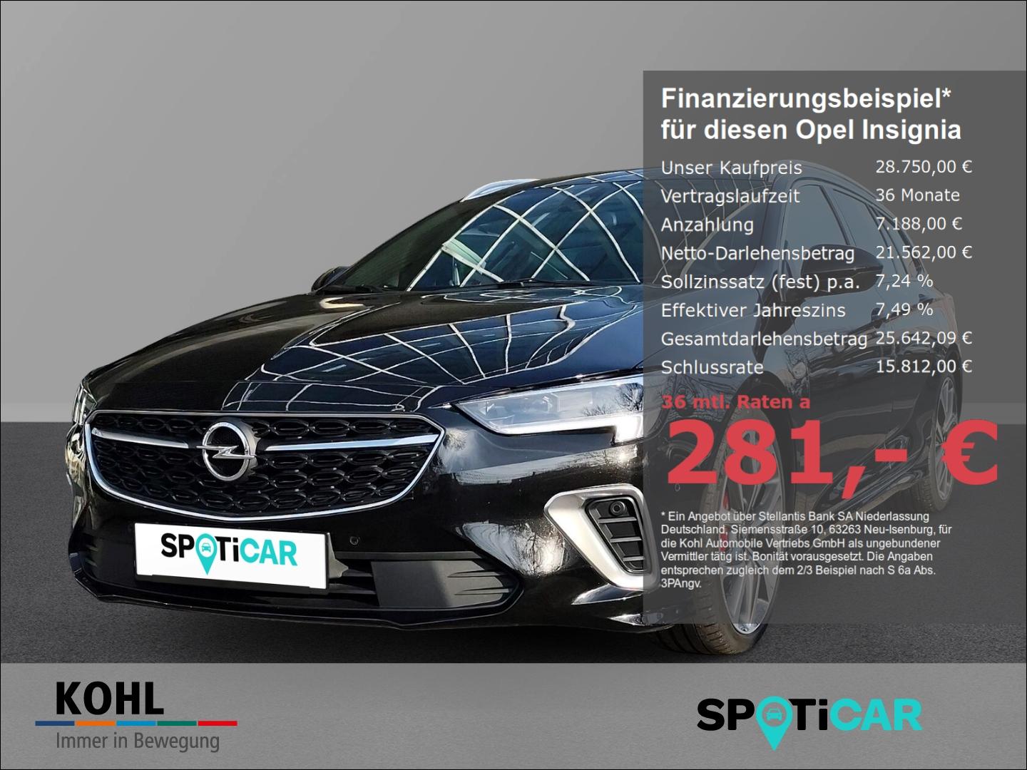 Opel Insignia B Sports Tourer GSi 4x4 230 PS  PDC SHZ