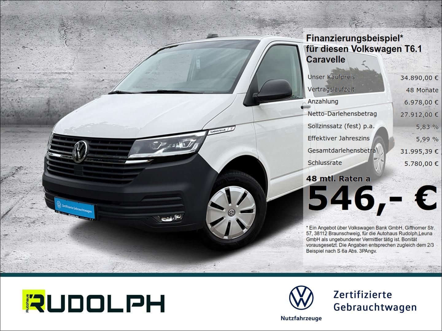 Volkswagen T6.1 Caravelle Trendline EcoProfi 2.0 TDI 6-Gang