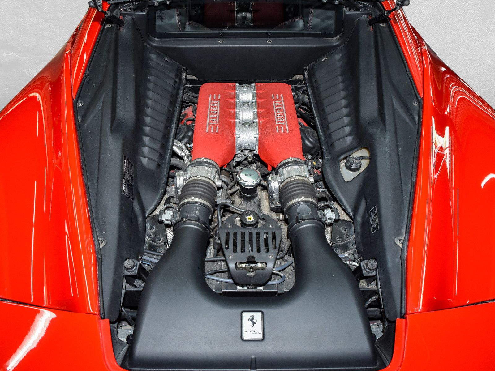 Fahrzeugabbildung Ferrari 458 Italia - LenkradCarbonLED|Parksens.vo+hi|AFS