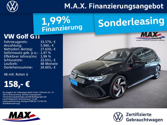 Golf VIII GTI 2.0 TSI DSG BLACK IQ.LIGHT+AHK+RFK