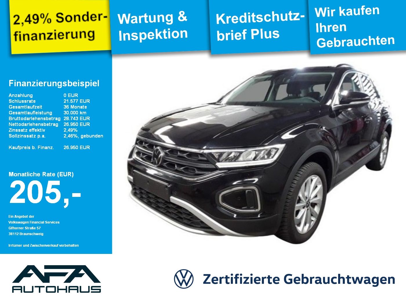 Volkswagen T-Roc 1.5 TSI LIFE DSG Navi*LED*RFK*App-Connect