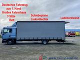 MAN TGL 9.210 Schiebeplane L+R LBW Großes Haus/ Bett - MAN 9