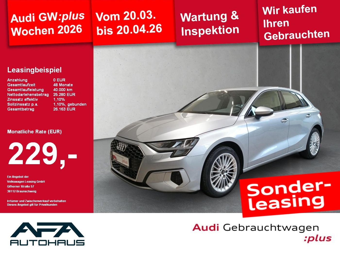 Audi A3 Sportback 35 TFSI Advan. Smart.Int*PDC*GRA*SH