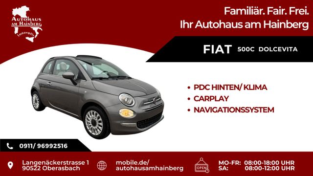 Fiat 500C Dolcevita *KLIMA*PDC*CARPLAY*