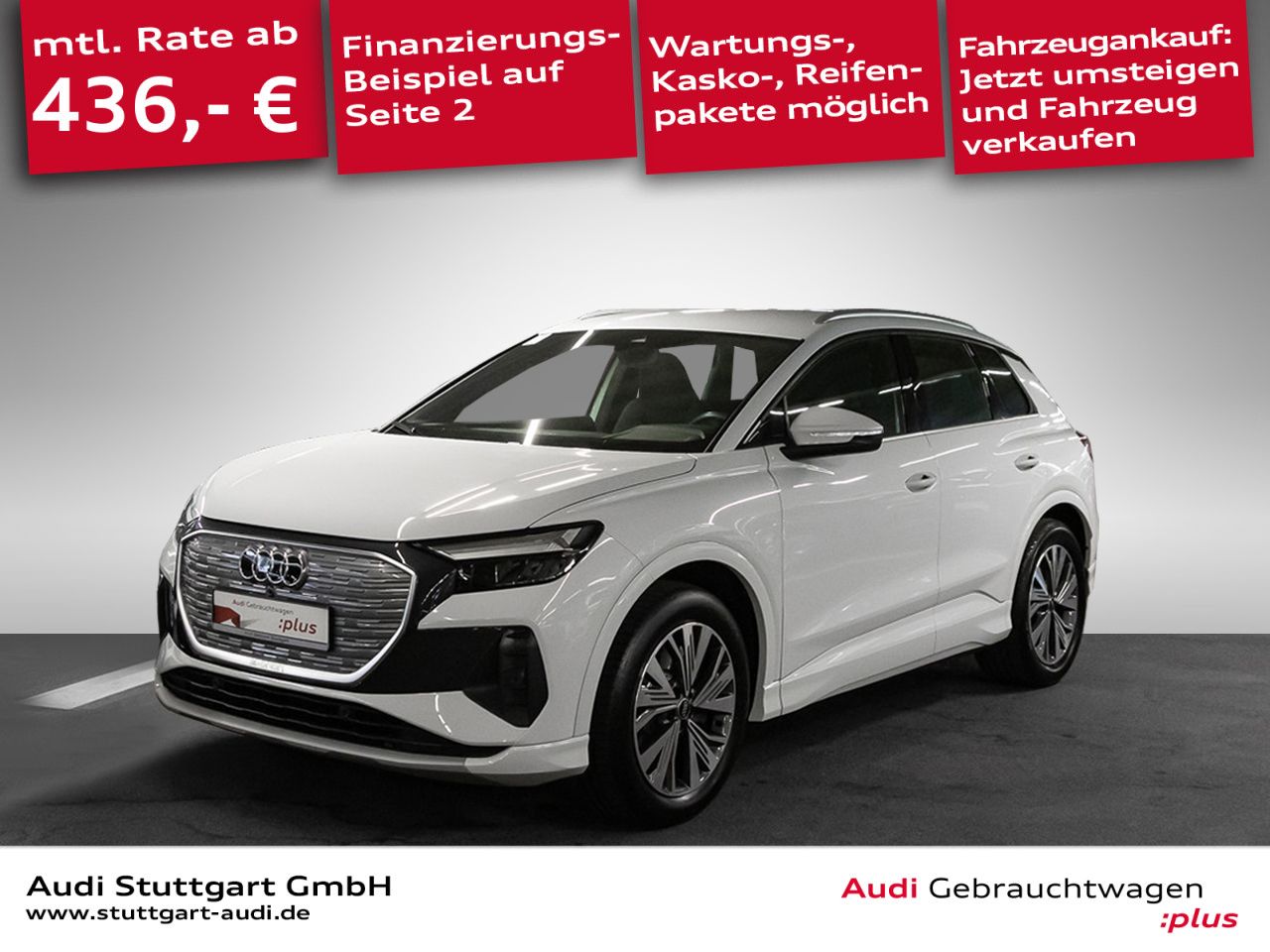 Audi Q4 e-tron 40 S line Standklima Navigation 19''