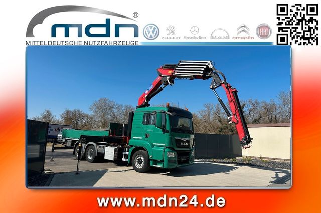 MAN TGS 26.400 6x2 lif/lenk KRAN 32m Seilwinde FUNK