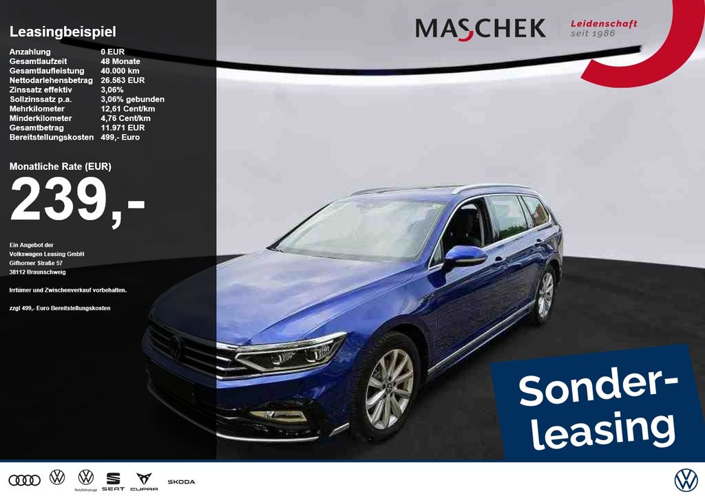 Volkswagen Passat Variant R line 2.0 TDI DSG Standh Area Vi