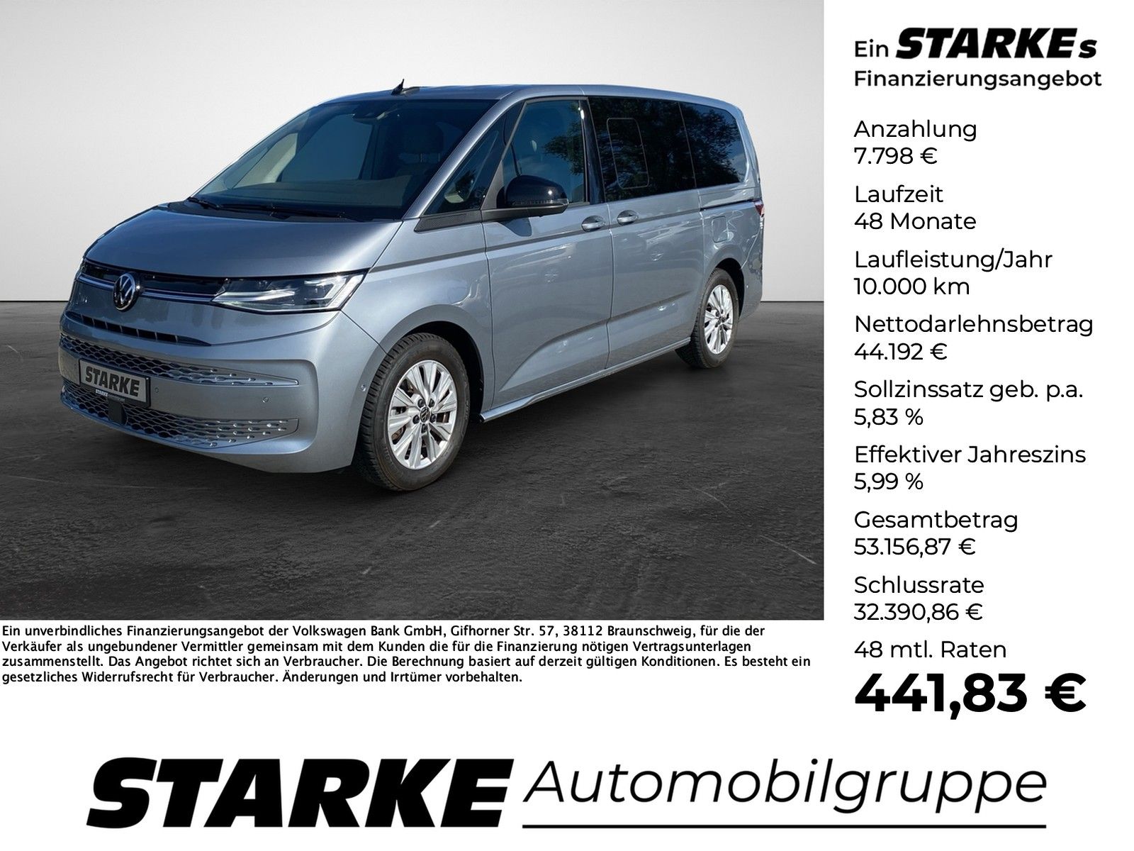 Volkswagen T7 Multivan 2.0 TDI DSG Life lang Top Ausstattun