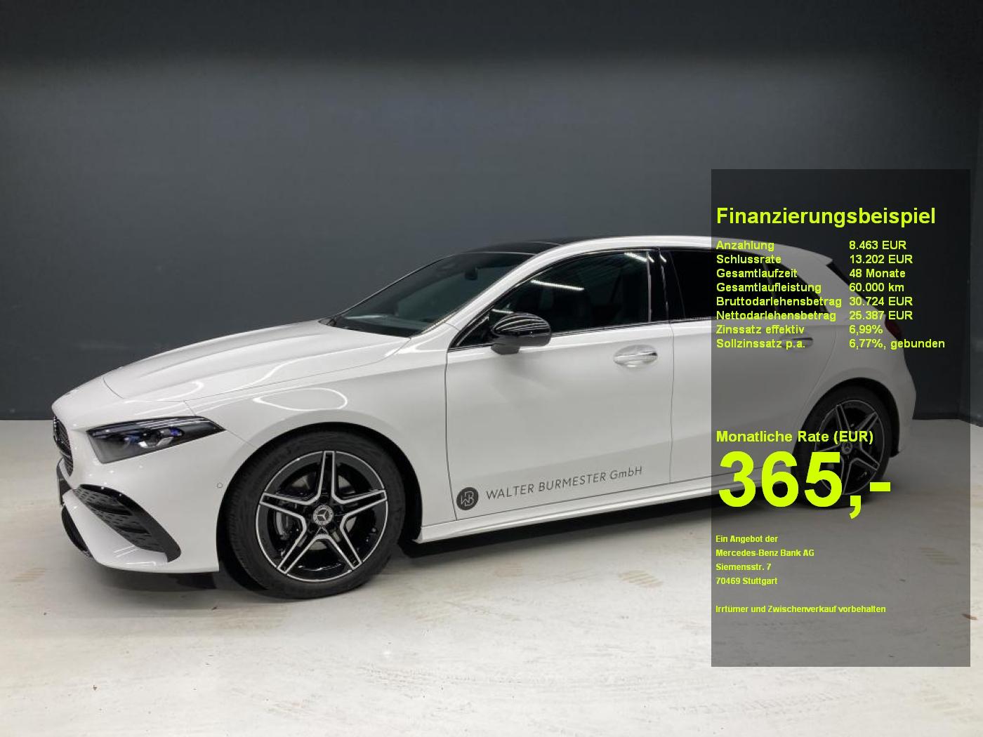 Mercedes-Benz A 200 AMG+MBUX+Night+Ambiente+Mbeam+CarPlay+AUT