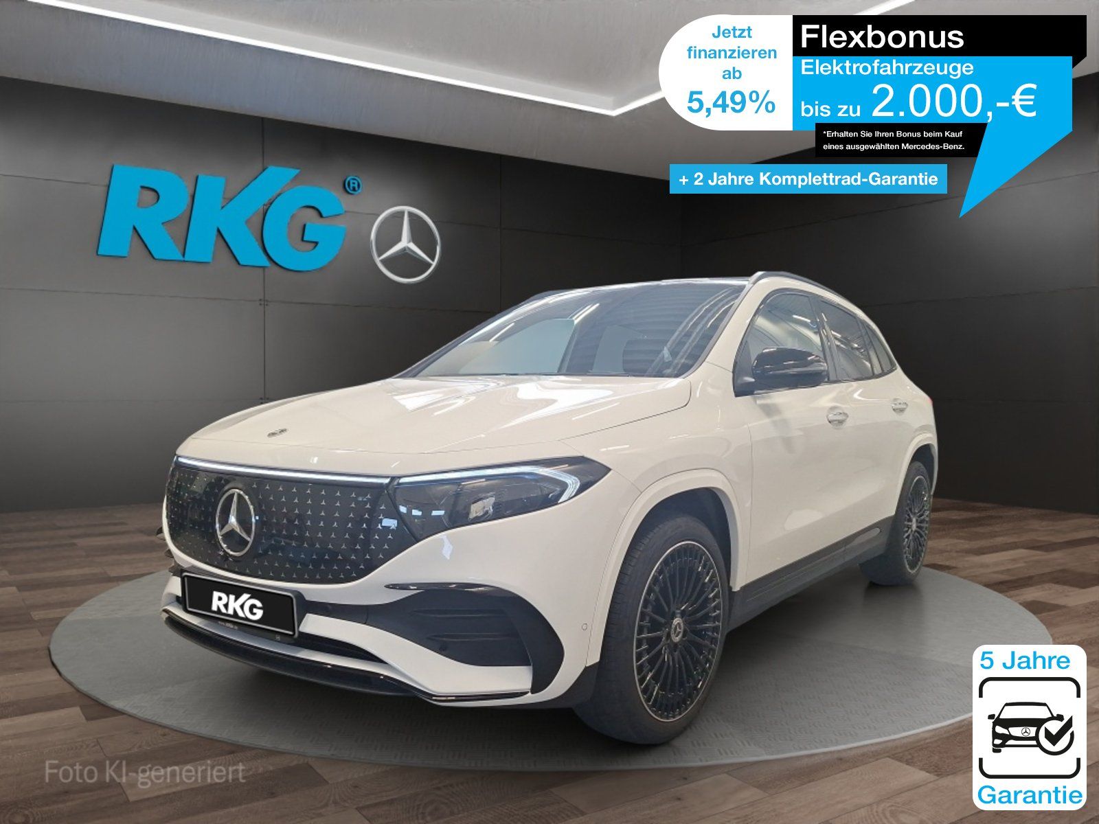 Mercedes-Benz EQA 300 4M AMG NIGHT PANORAMA DISTRONIC AHK 360° foto 1