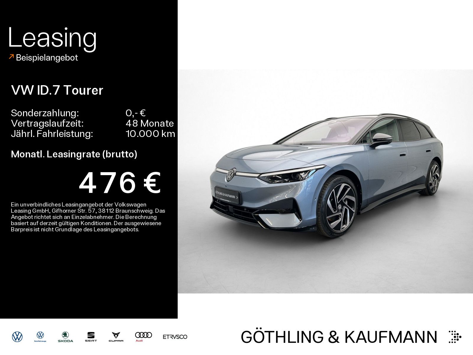 Volkswagen ID.7 Tourer Pro*NAVI*WP*BLACKSTYLE*H&K*MASSAGE*E