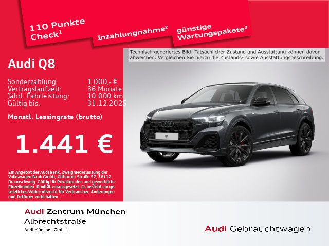 Audi Q8 TFSI e qu. tiptr. Pano/ACC/LuftFed/HuD