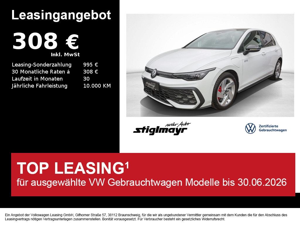Volkswagen Golf VIII GTE 1.5 eHybrid IQ-LIGHT+KAMERA+NAVI
