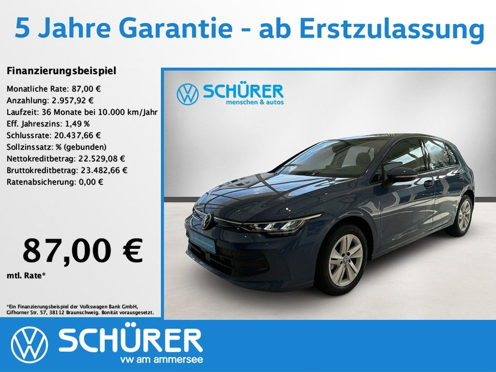 Volkswagen Golf VIII 1.5TSI Life AHK Rkam Keyless HuD Navi foto 1