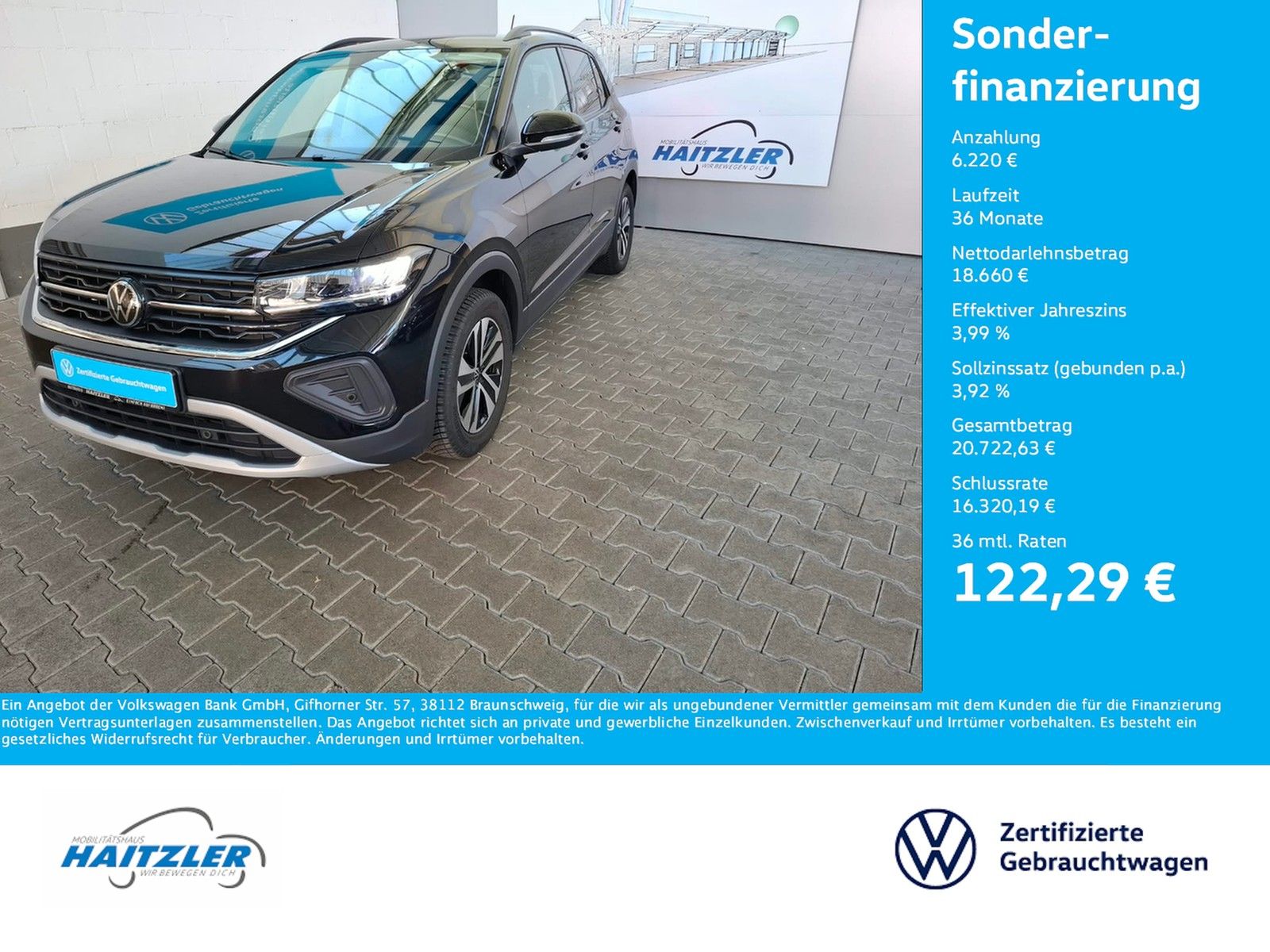 Fahrzeugabbildung Volkswagen T-Cross Energy 1.0 TSI DSG + LED + ACC + Android