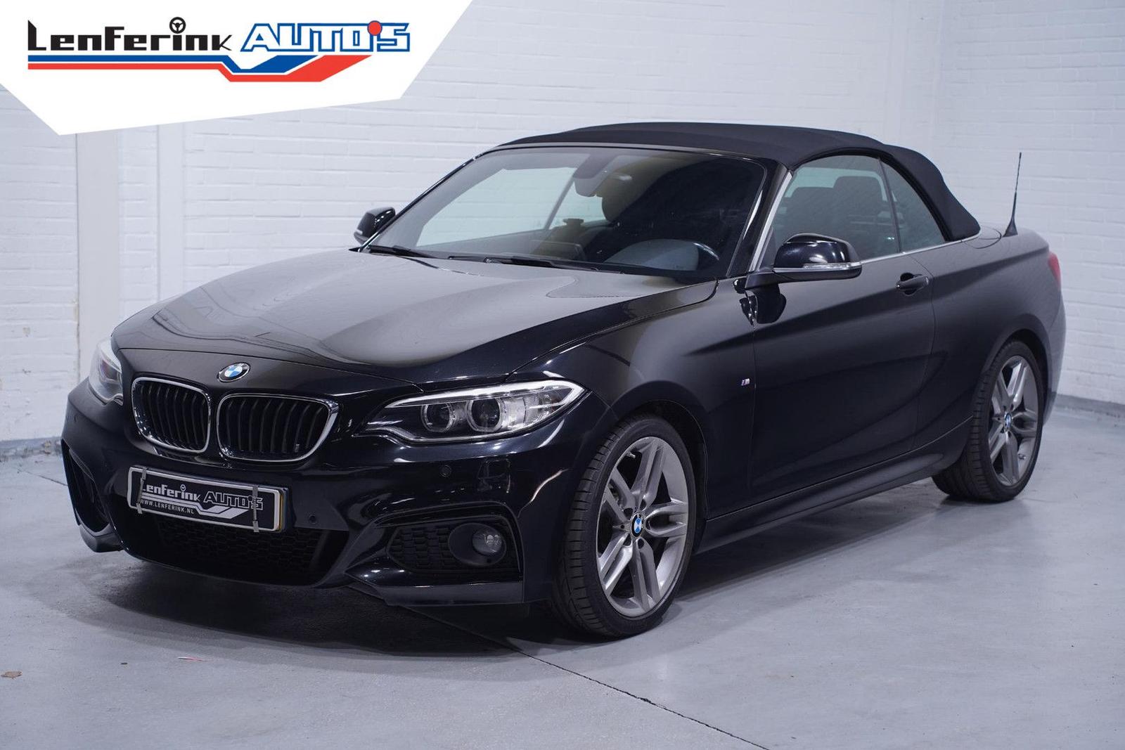 BMW 218 2-serie Cabrio 218d High Executive Leder Nav
