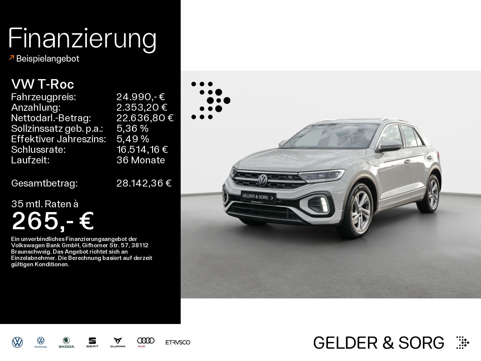 Volkswagen T-Roc R-Line 2.0 TDI 4x4*AHK*Matrix*RFK*Digital