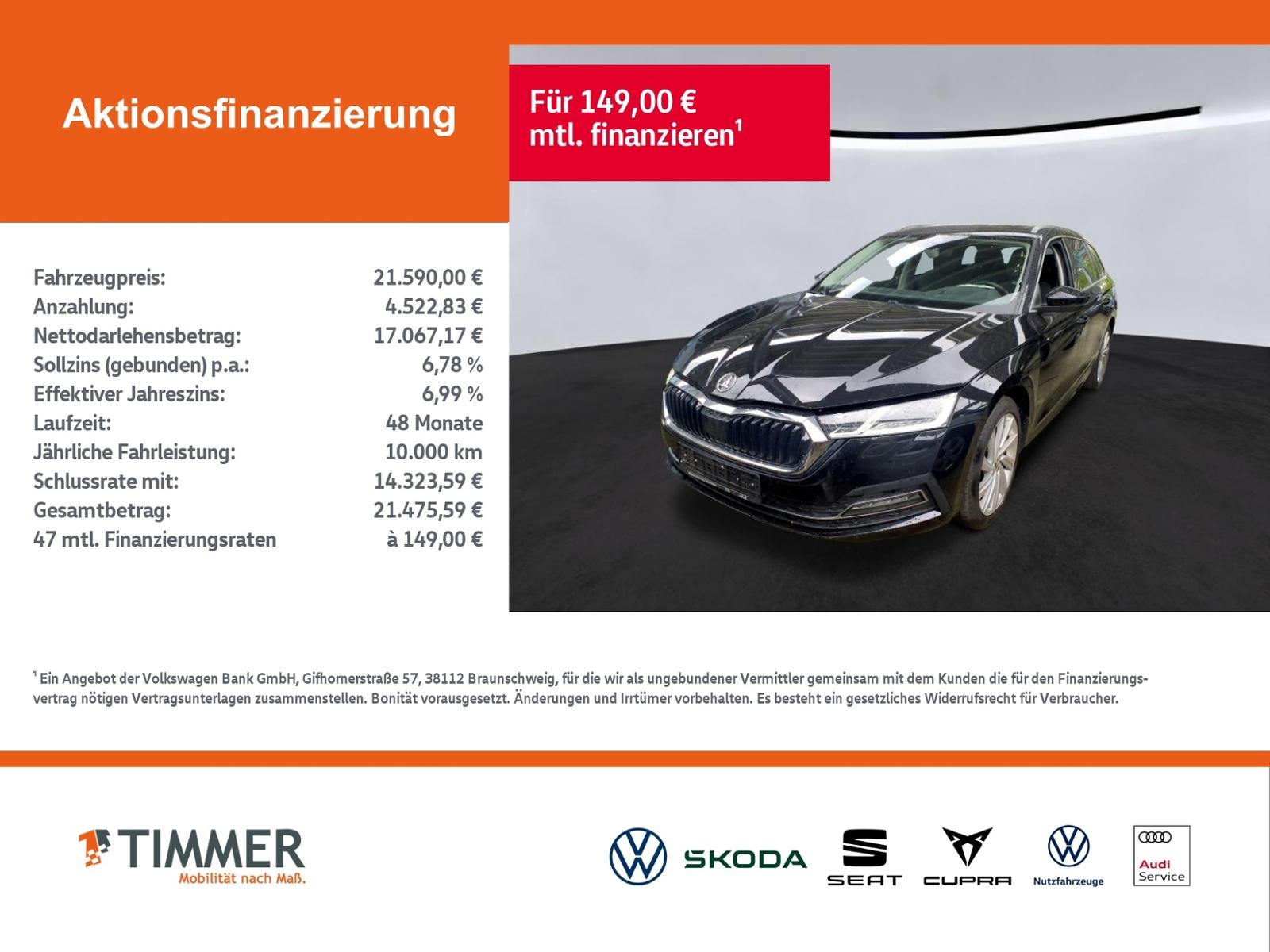 Skoda Octavia Combi 2.0 TDI DSG STYLE +CANTON +PANO +M