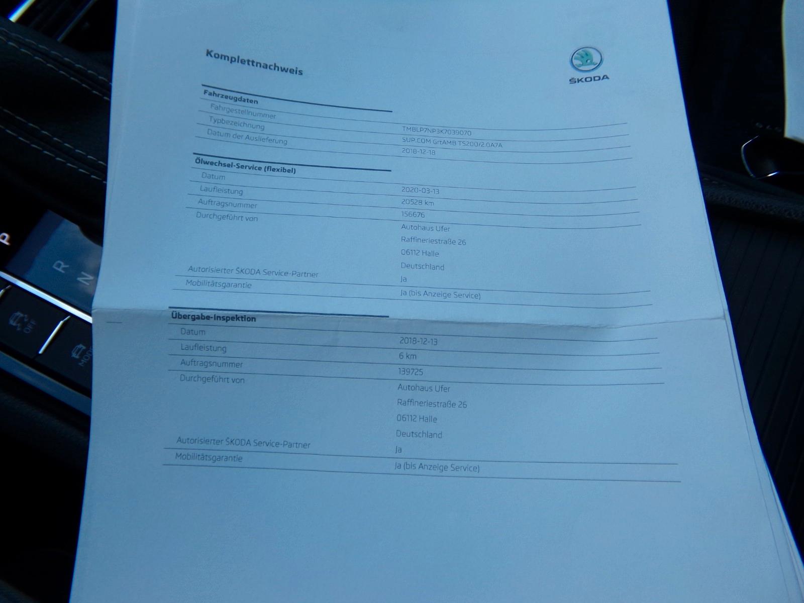 Skoda Superb Combi Sportline 4x4, DSG, Standheizung