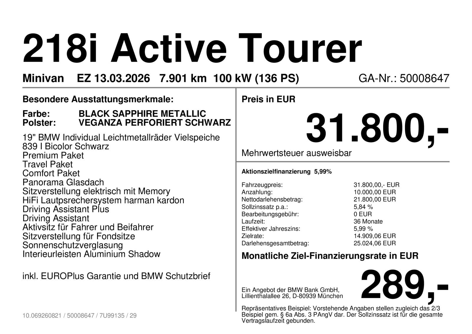 BMW 218i Active Tourer Steptronic DCT Panorama imagem 2