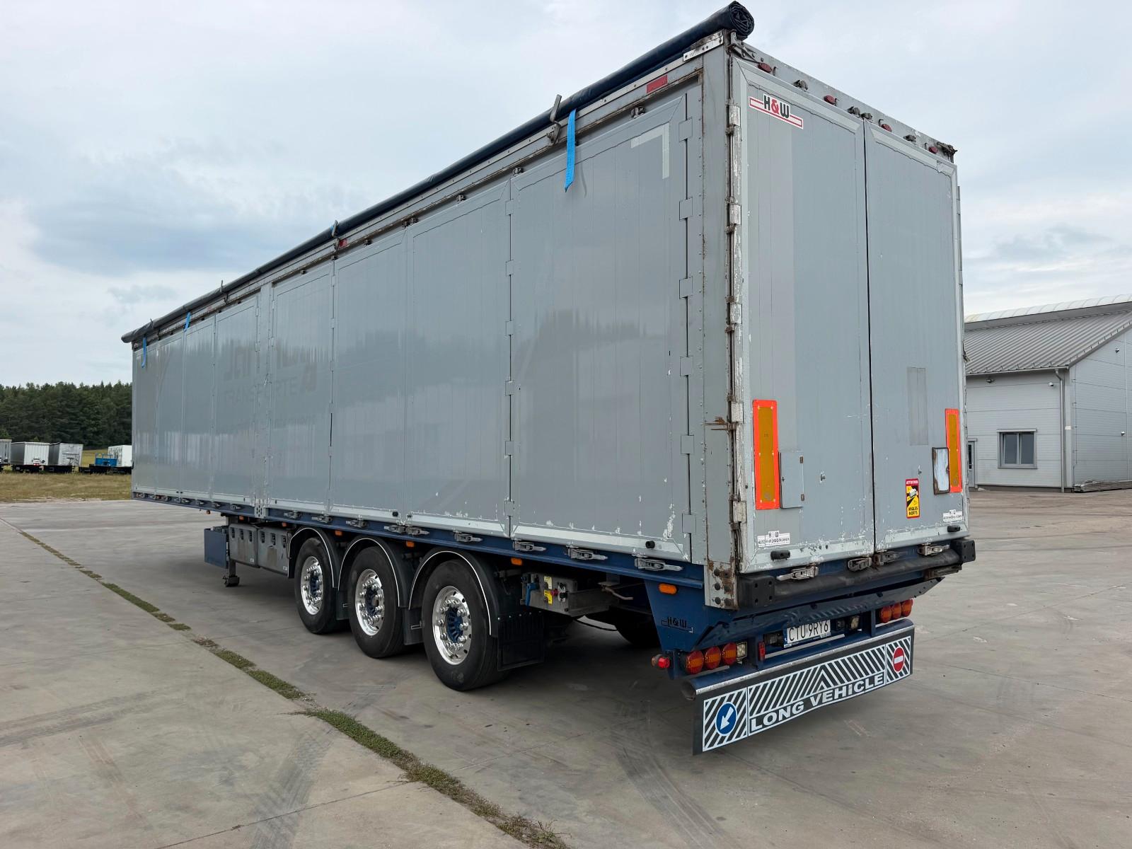 H&W Walkingfloor SIDE DOORS 2017 year 8600 kg