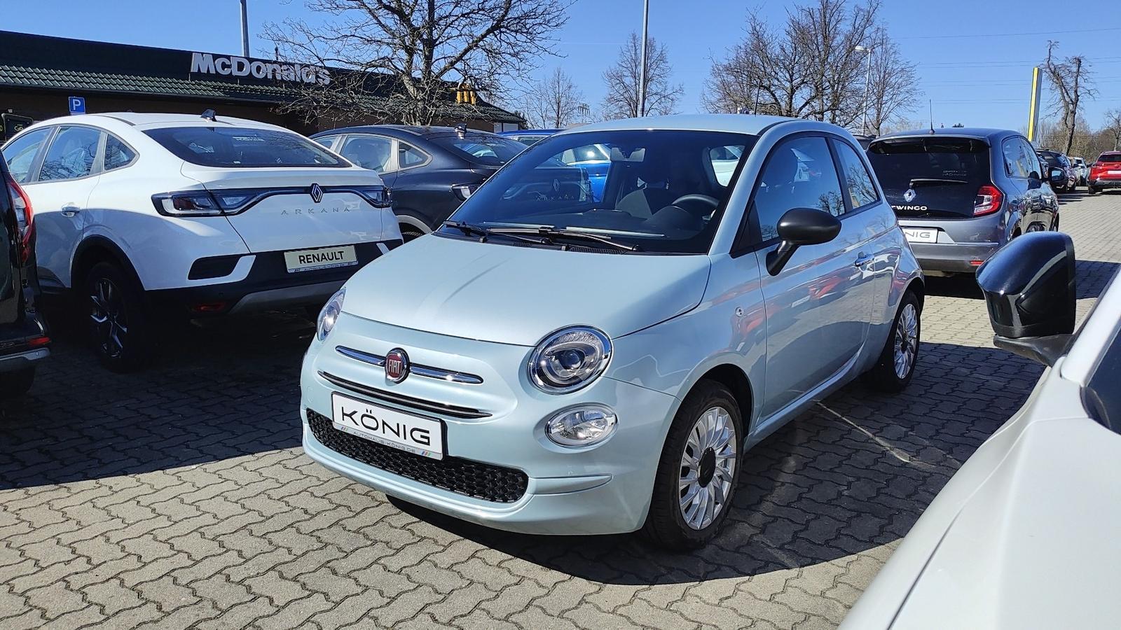 Fiat 500 Klima & Sound 8-Fach bereift, Klima, ZV+FB