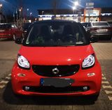 Smart ForTwo coupé 0.9 66kW prime, Automatik, Leder - Smart ForTwo: Rot, Leder
