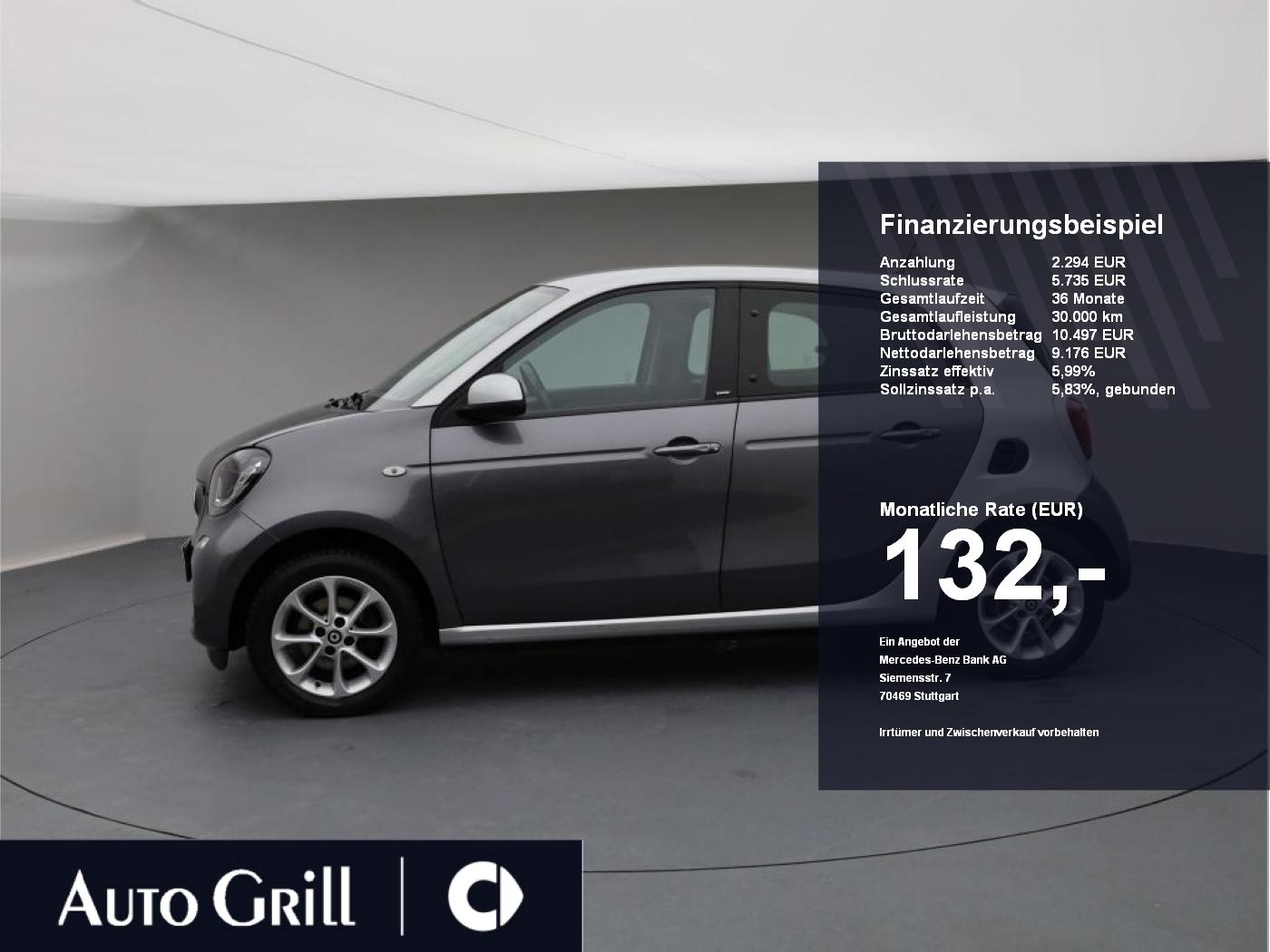 Smart forfour 52kw Passion PDC SHZ GJR bluetooth