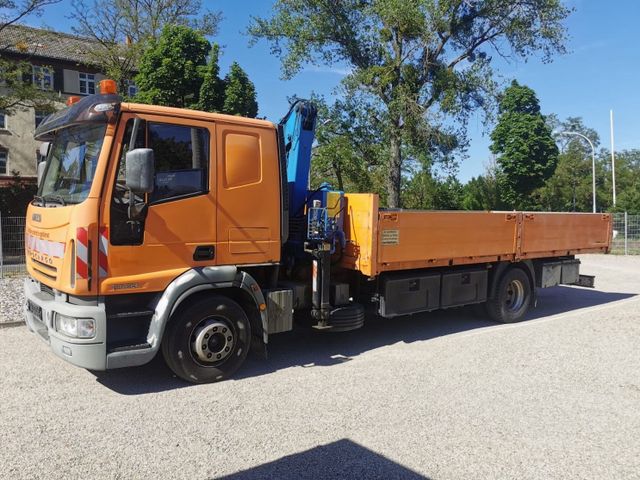 Iveco 150E23 Pritsche  Kran KMG HLK80G