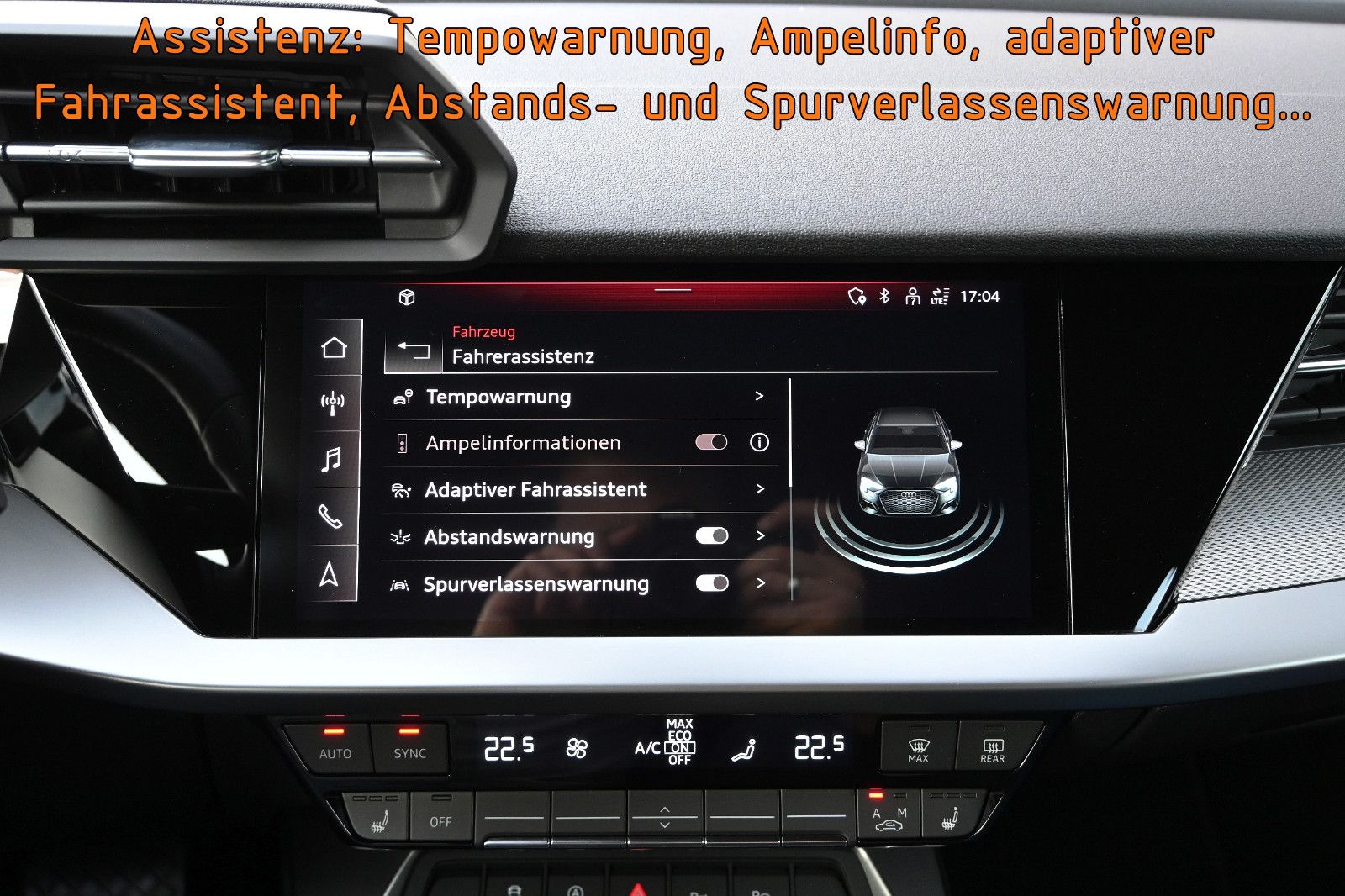 Fahrzeugabbildung Audi A3 35 TDI S tr. S Line Lim. °ACC°STANDHZ°19ZOLL°