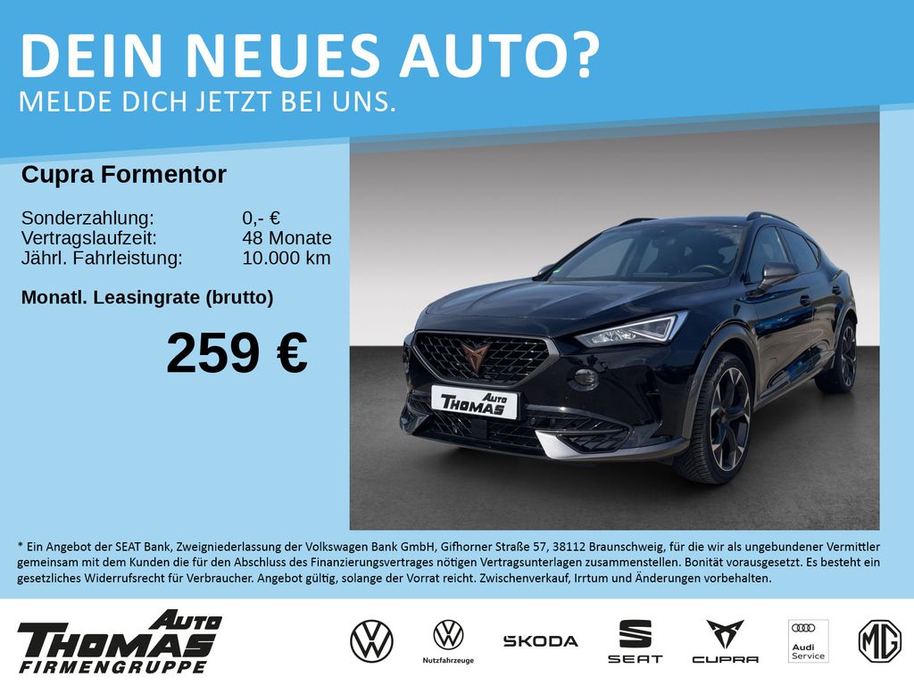 Formentor  VZ 2.0 TSI 4DRIVE DSG LED+NAVI+ACC