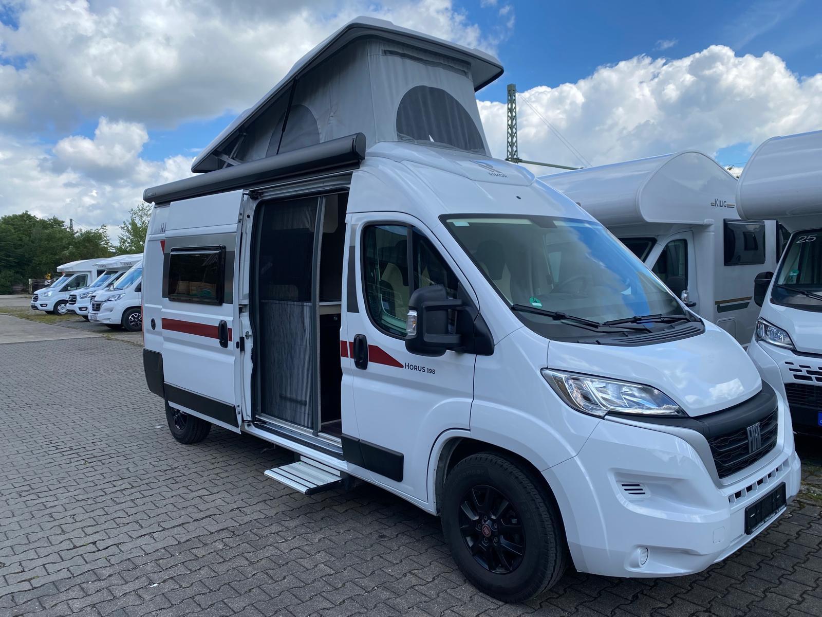 Rimor Horus 198, Einzelbetten auf 6 Meter mit PopUp