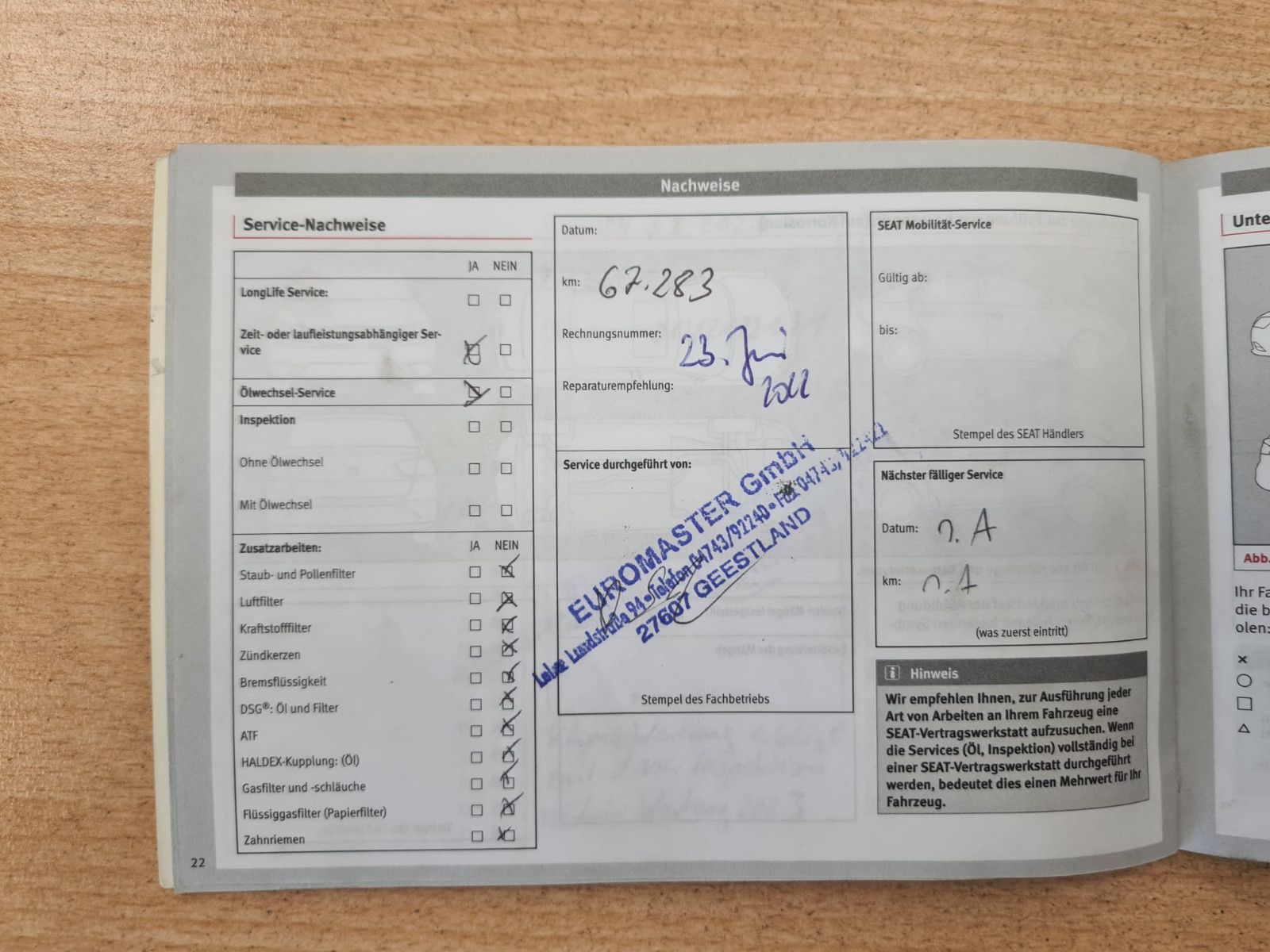 Fahrzeugabbildung SEAT Leon ST FR / KAMERA / SCHECKHEFT / GEPFLEGT