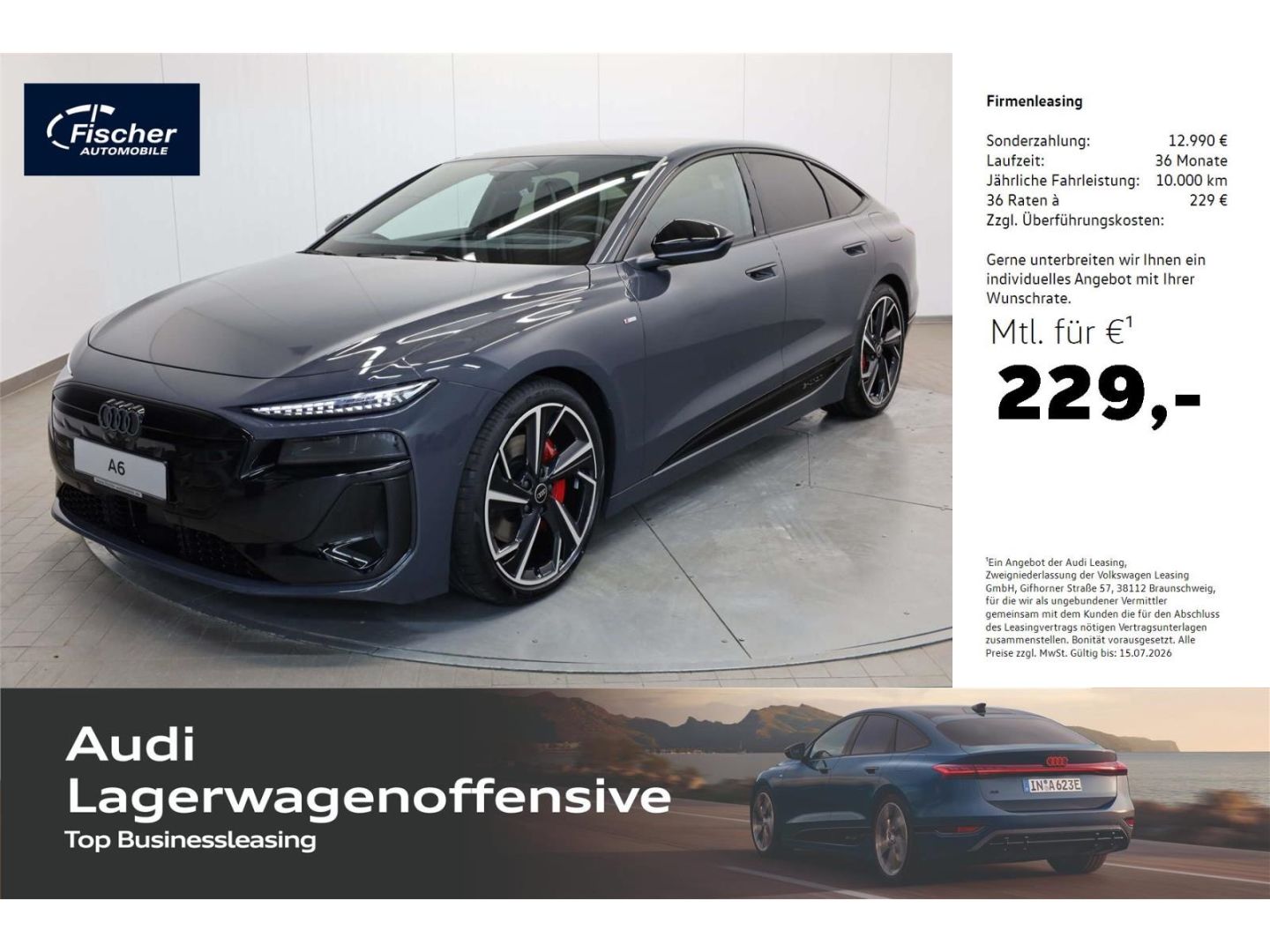 Audi A6 e-tron Sportback S line business