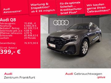 Audi Leasingangebot: Audi Q8 45 TDI quattro tiptronic MatrixLED AHK ACC Hu